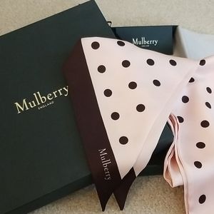 ▪︎HP▪︎🎀 Mulberry scarf polka dots